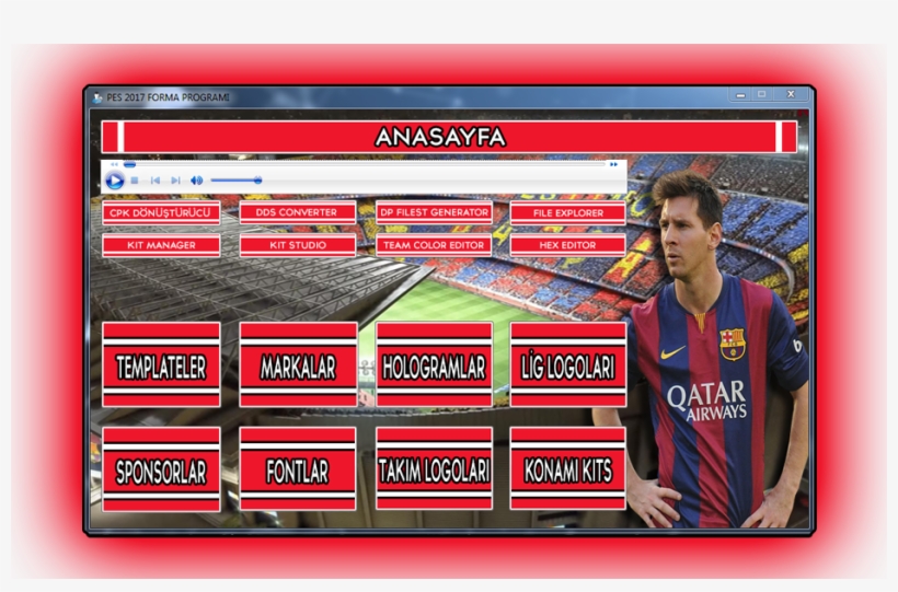 Pes2017 Jersey Tool By Yunus Tuncel - Pes 2017 Tools Kit, transparent png #5214710