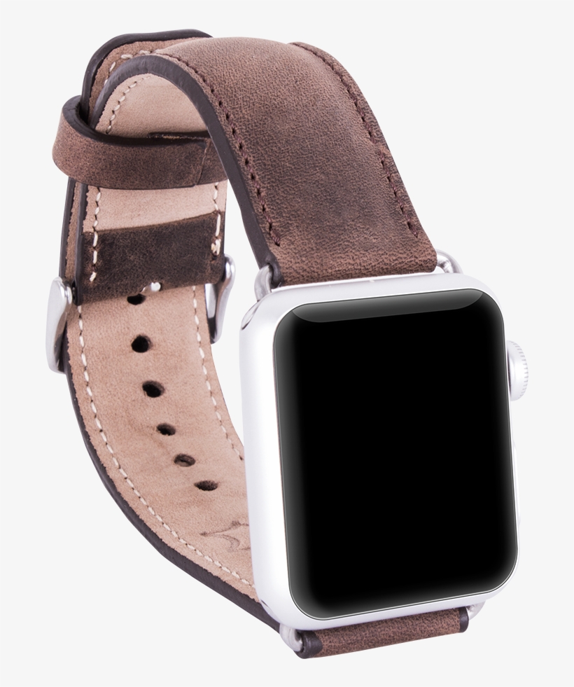 Padded Leather Band For Apple Watch 42mm | Distressed, transparent png #5214943