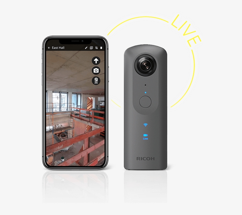 Holobuilder 360 Sitestream Is Your Live Streaming Solution - Ricoh Theta V Kundenretoure, transparent png #5215709