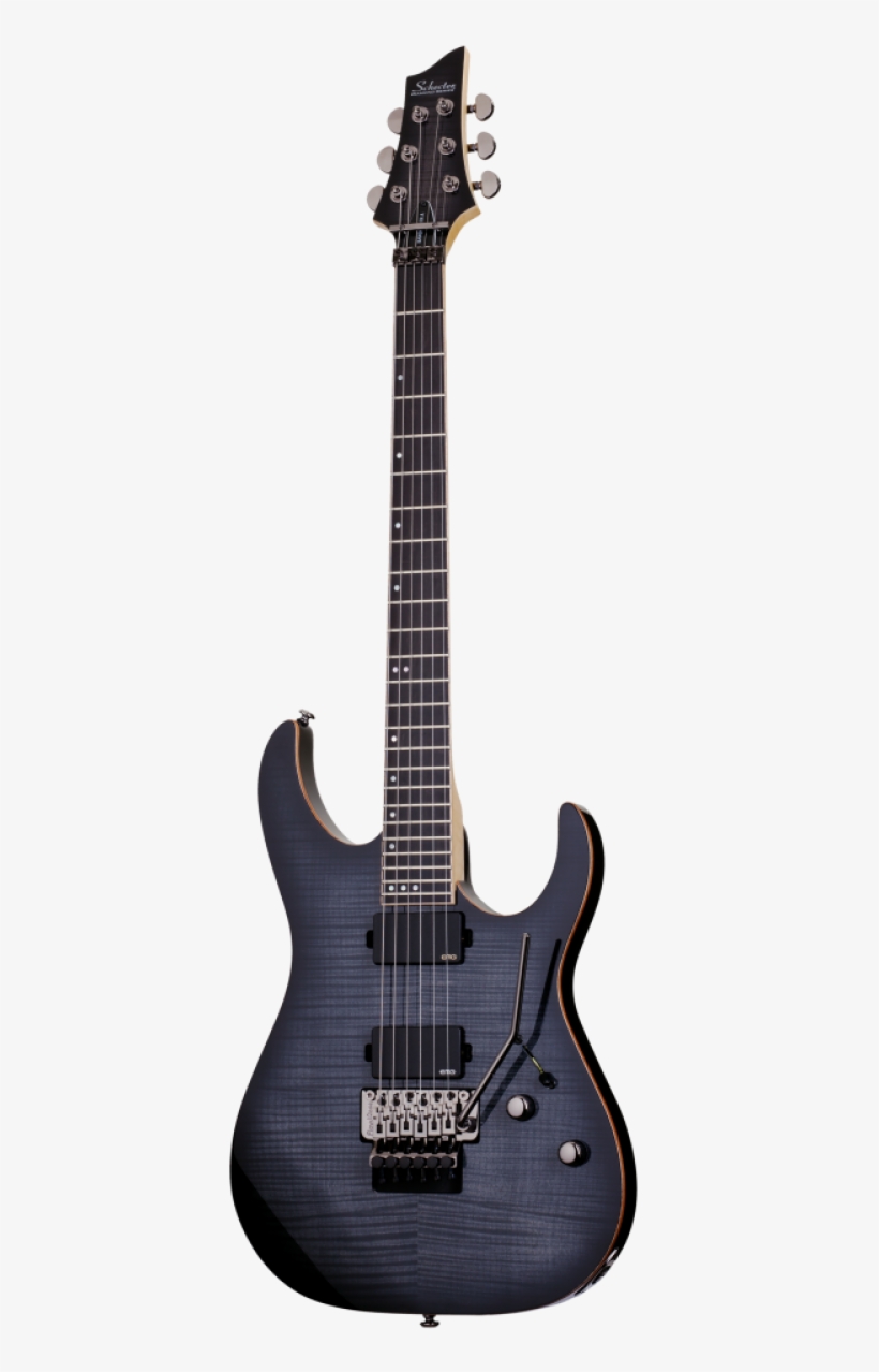 Schecter Guitar Banshee 6-fr Active Trans Black Burst - Schecter Banshee 6 Fr Active Electric Guitar, transparent png #5216099