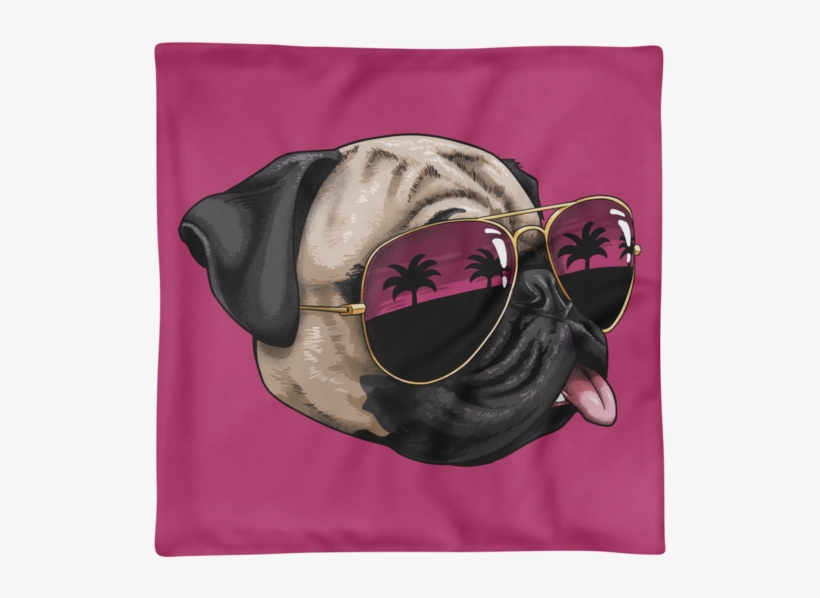 "california Pug" Decorative Square Pillow Case Without - Mobile Phone, transparent png #5216761