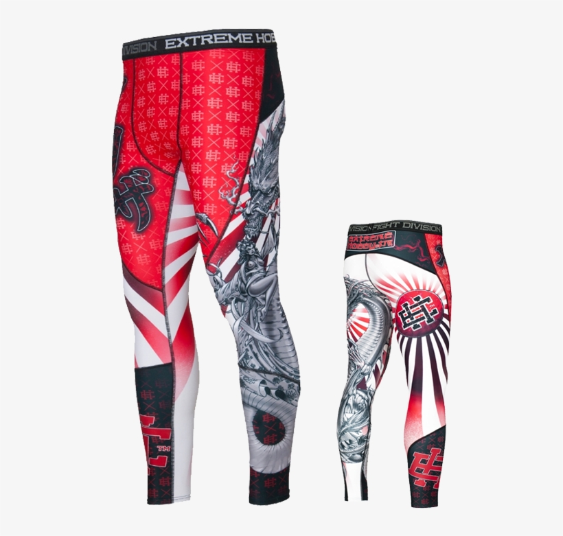 Компрессионные Штаны Extreme Hobby Yakuza - Leggings Extreme Hobby Yakuza For Cycling, Running,, transparent png #5218384