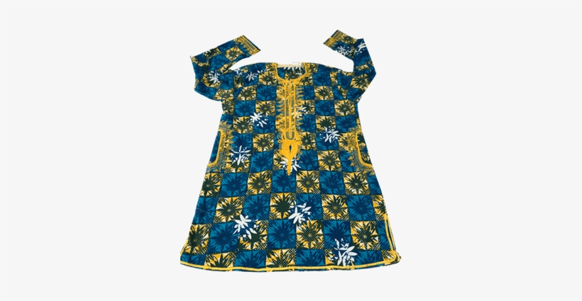 Sidik African Wax Print Men's Embroidery Top Long Sleeve - African Wax Prints, transparent png #5219108