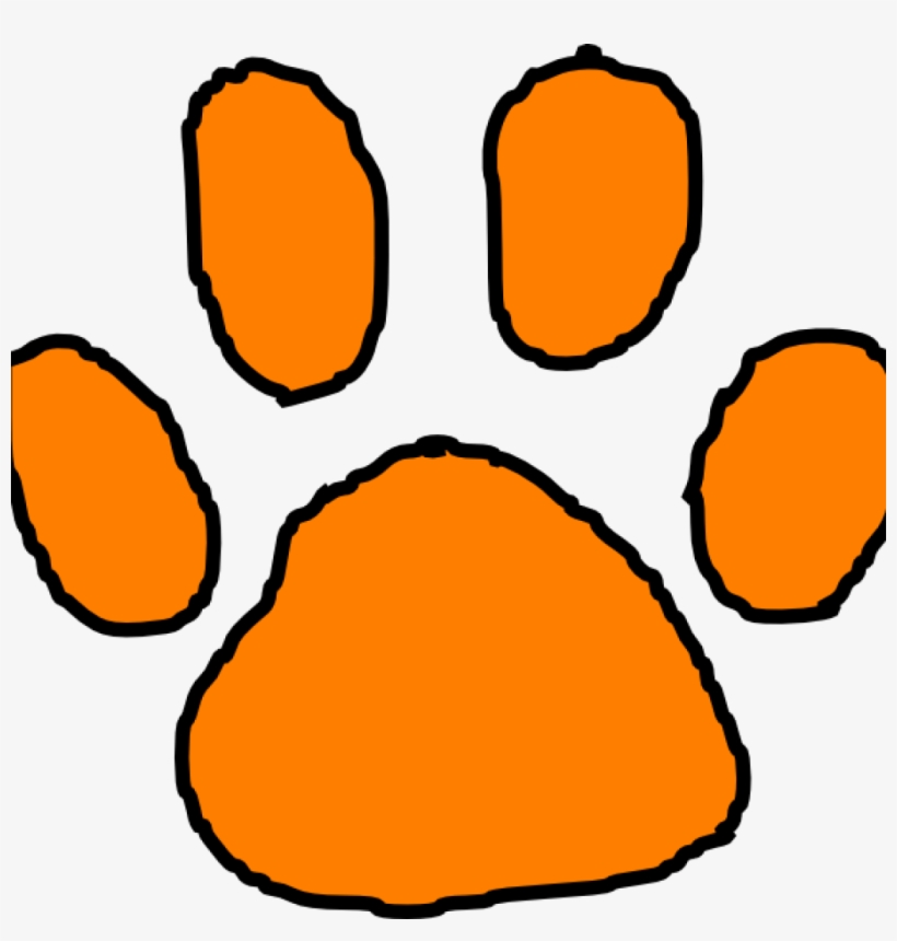 Tiger Paw Clipart 19 Tiger Paw Print Clip Art Freeuse - Clip Art, transparent png #5220105