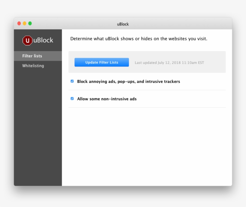 The App Window Has Two Tabs, Filter Lists And Whitelisting - Dji Assistant 2 Refresh, transparent png #5220973