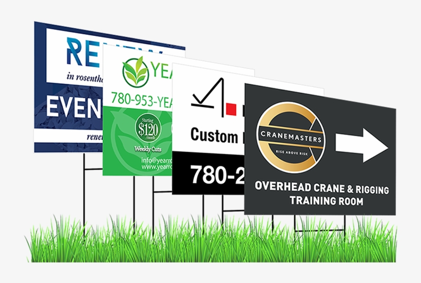 Lawn Signs - Banner, transparent png #5221720
