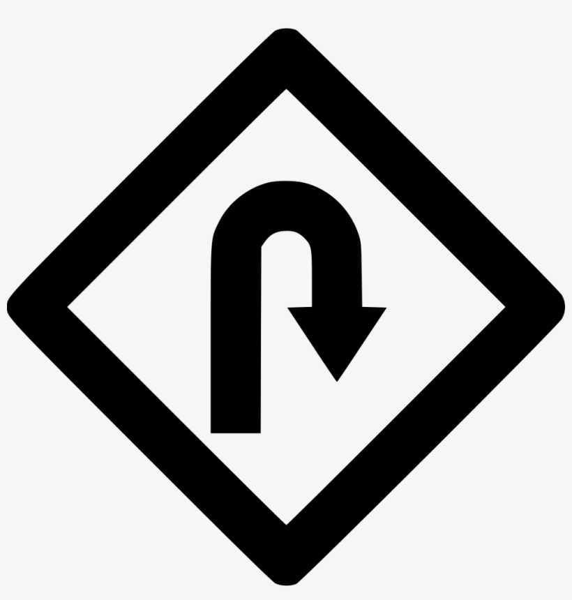 Sign U Turn Comments - Clip Art, transparent png #5222618