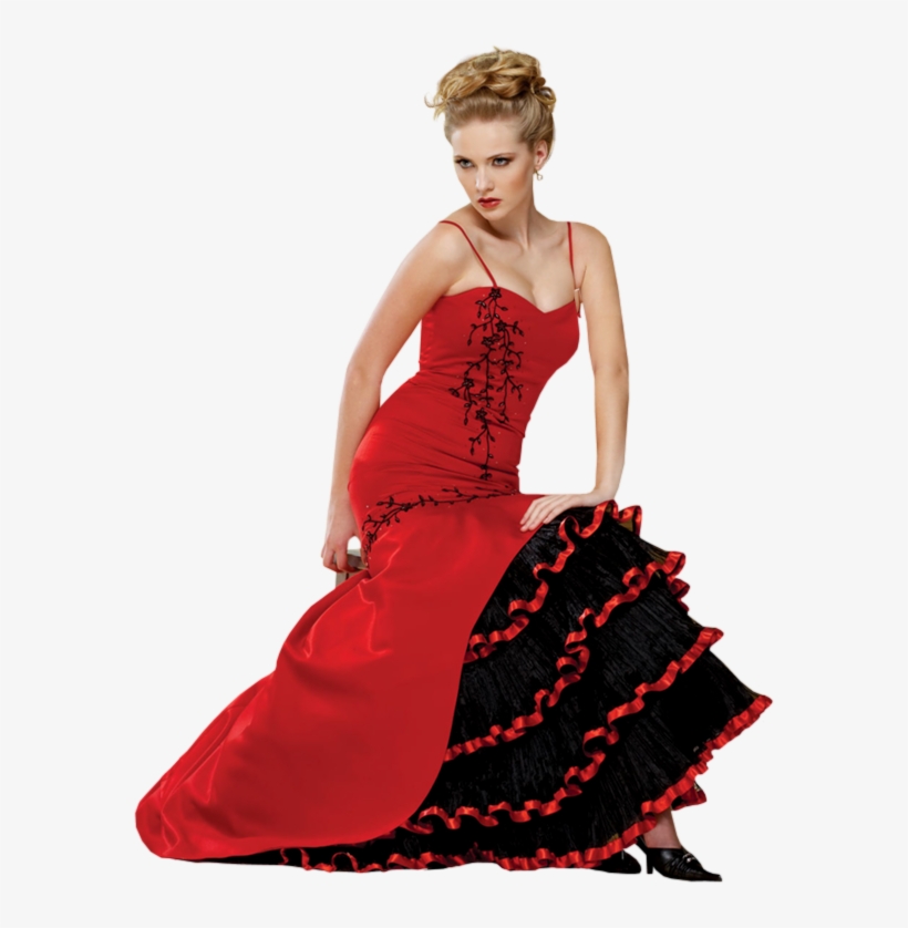 Sandy Psp Tubes - Robe De Soirée Espagnole, transparent png #5223003