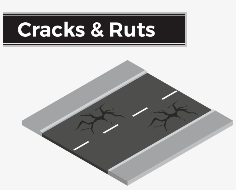 Road Ruts Make Cars Seem To Have A Mind Of Their Own, - Pavimento Isometrico, transparent png #5223063