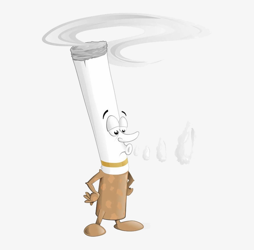 Cigarette Cartoon Royalty - Cigarette, transparent png #5223124
