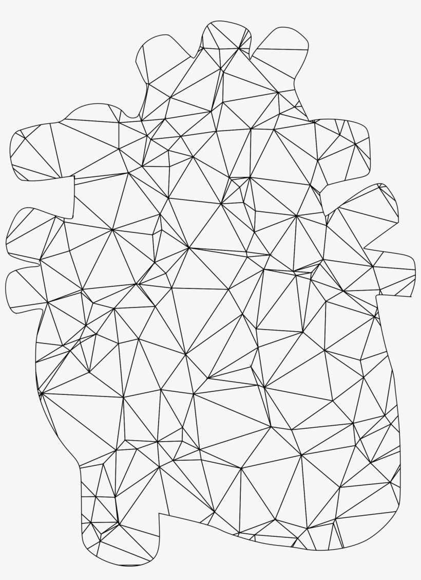 This Free Icons Png Design Of Spacefem Low Poly Wireframe, transparent png #5223381