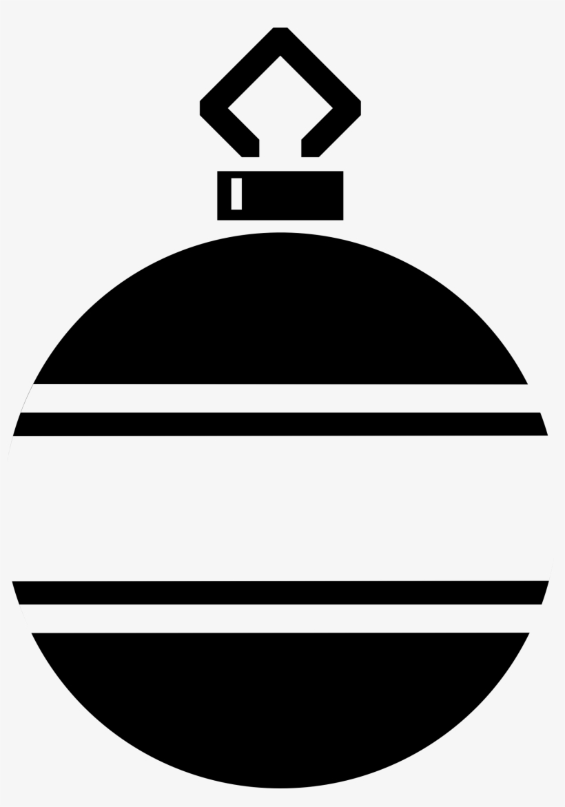 Big Image - Silhouette Bauble, transparent png #5223384