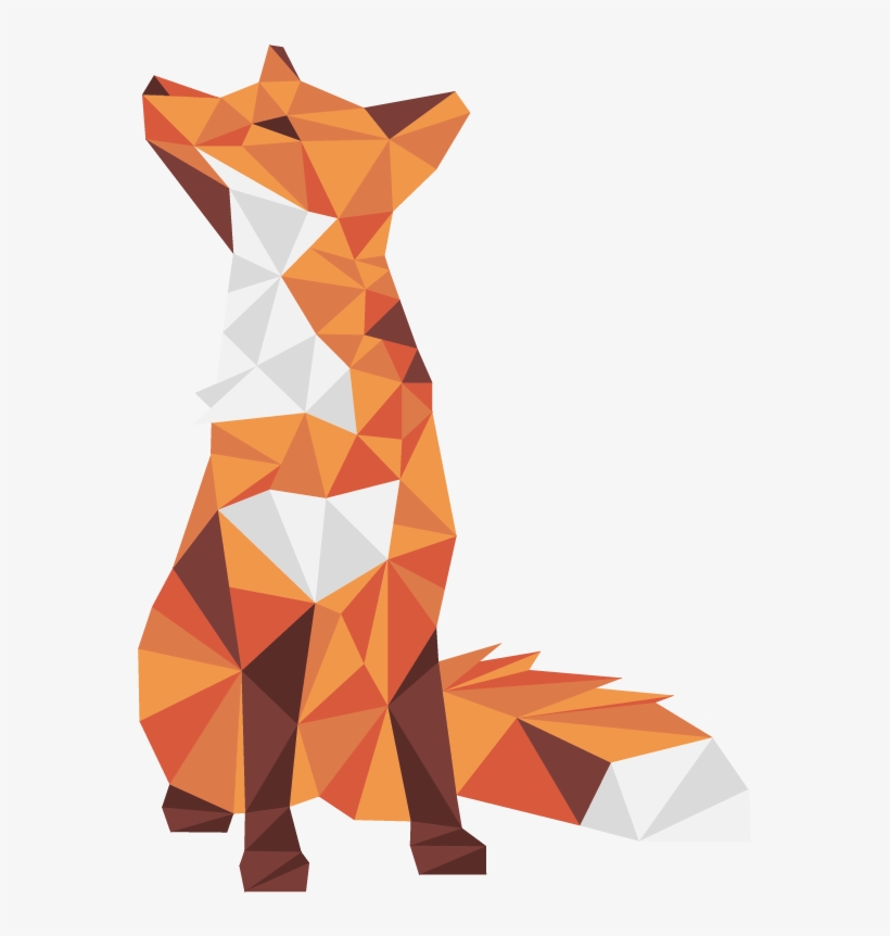 Fox Low Poly Transparent, transparent png #5223590