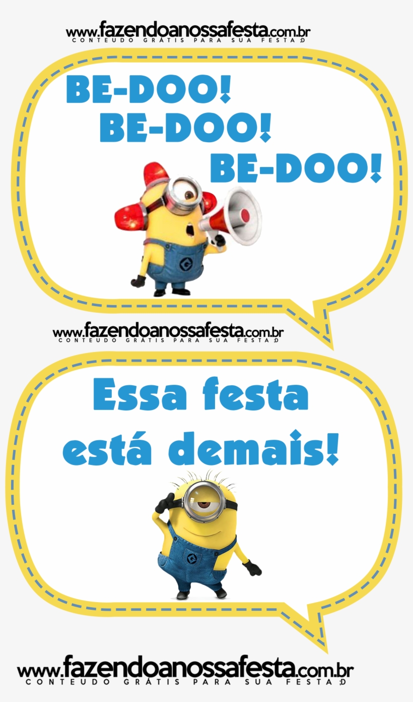 Plaquinhas Divertidas Dos Minions - Plaquinhas De Aniversario Dos Minions, transparent png #5224179