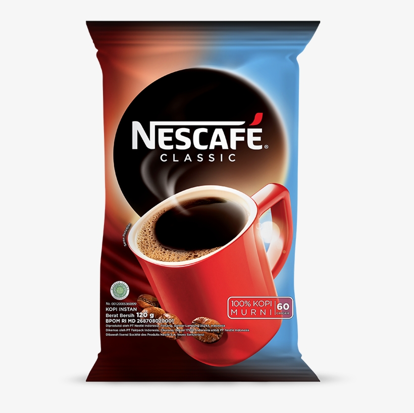 Nescafe Classic Coffee In Jar 3.5 Oz., transparent png #5224234