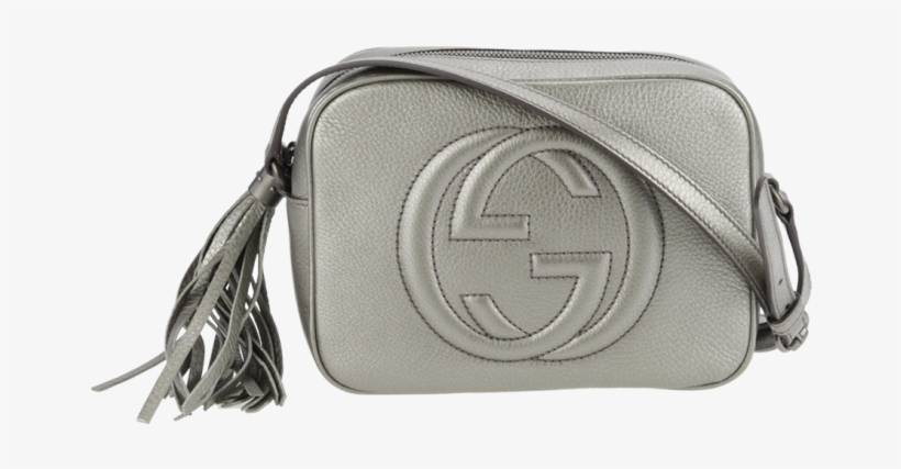 Gucci Soho Disco Bag In Metallic Silver - Gucci Soho Disco Silver, transparent png #5225116