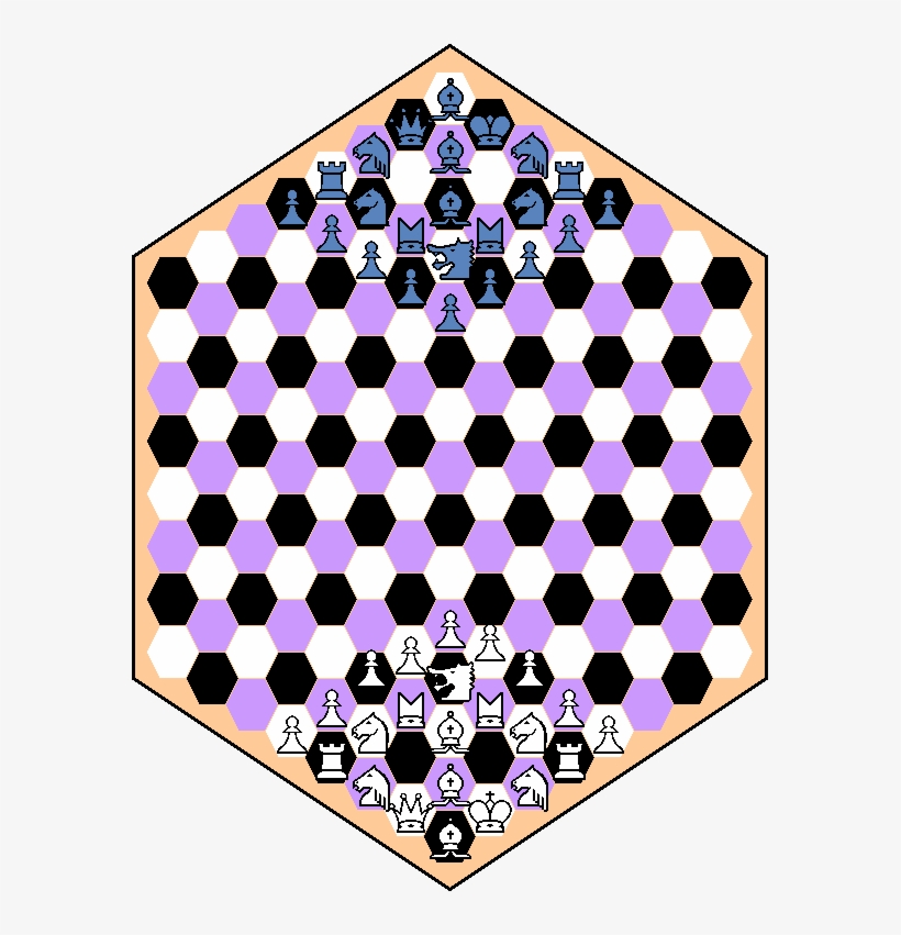 Array - Tablero De Ajedrez Hexagonal, transparent png #5225117