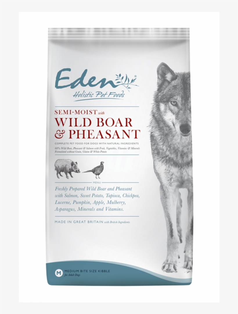 Eden Semi-moist Wild Boar & Pheasant 6kg - Eden Duck And Tripe, transparent png #5225221
