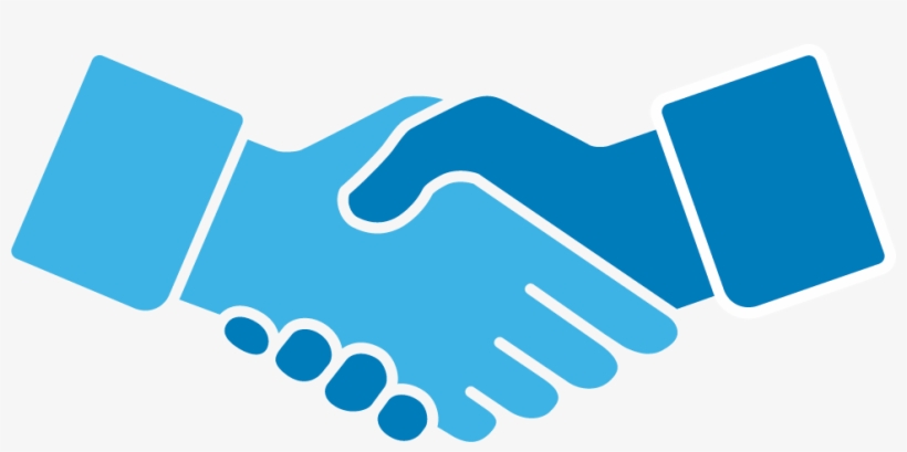 Automotive Services From Team Si, Your Partner In Automotive - Shake Hands Blue Icon, transparent png #5225442