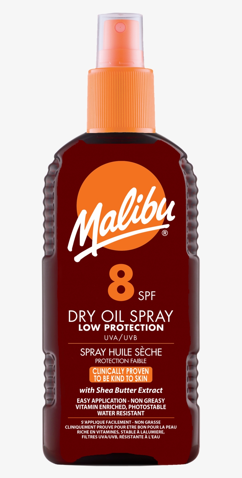 Quick View - Malibu Spf 30 Dry Oil Spray, transparent png #5227184