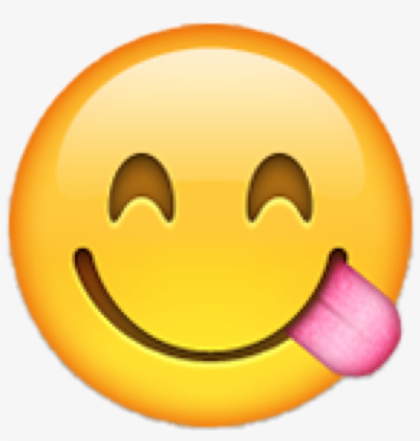 Licking Lips Emoji Png, transparent png #5227225
