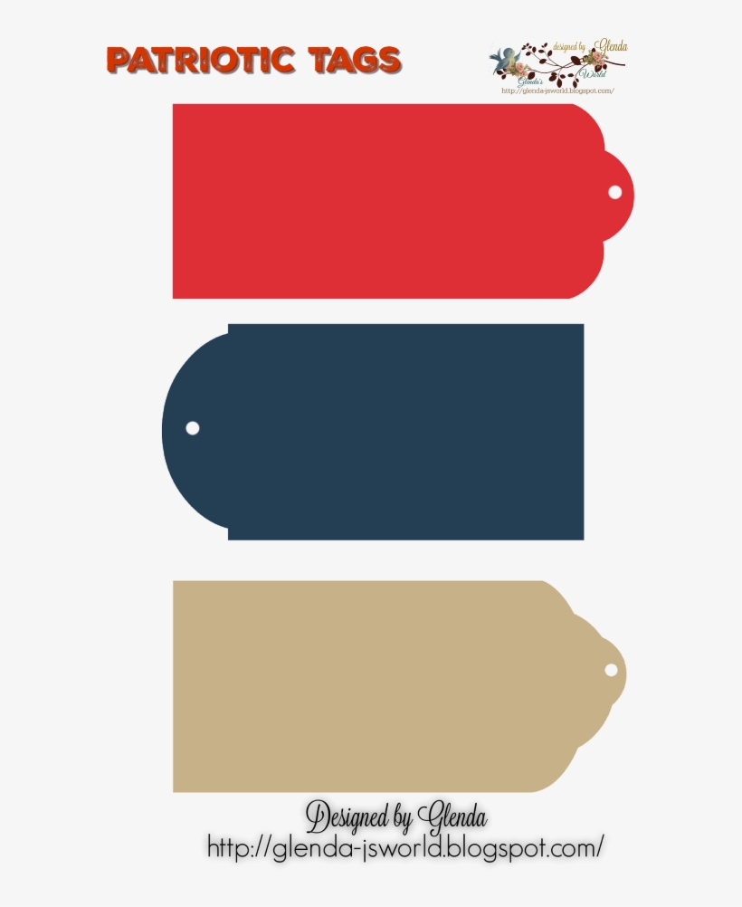 Plain 4th July Colored Tags - Tan, transparent png #5227682