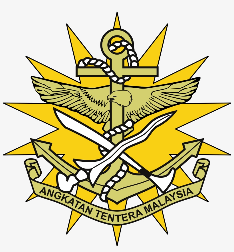 Crest Of The Malaysian Armed Forces - Angkatan Tentara Malaysia, transparent png #5228196