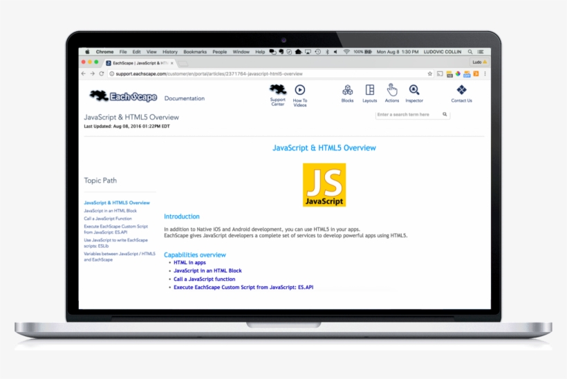 Eachscape Javascript And Html5 Overview - Html5, transparent png #5228454