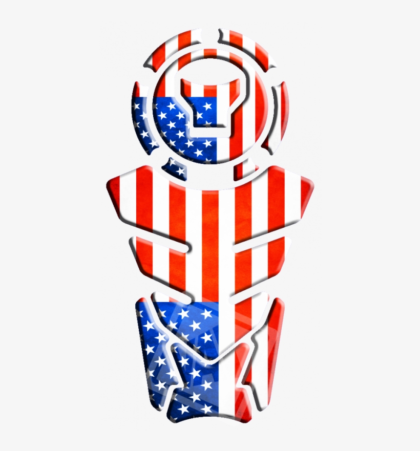 Protetor De Tanque Nova Twister/titan/bros 160 Bandeira - Bros 160 Com Plotada Dos Estados Unidos, transparent png #5228775