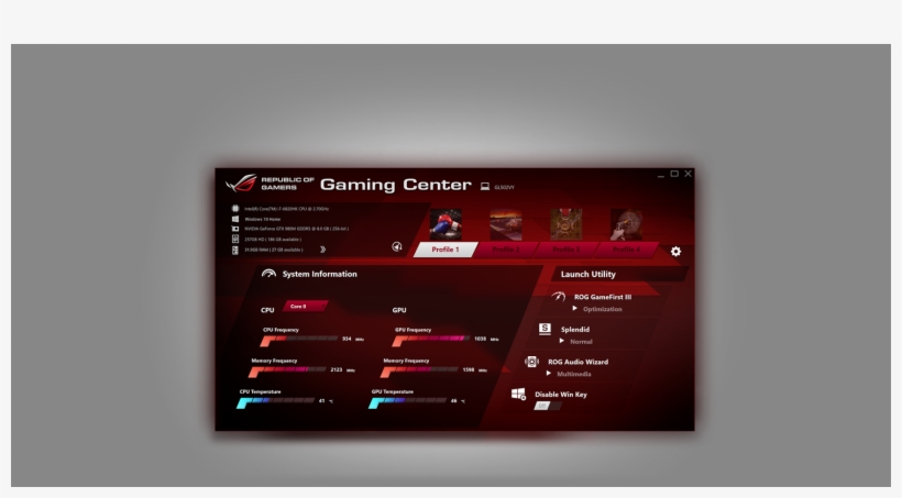 Surprisingly, There's Not A Lot Of Bulk Software I - Asus Gl502vs Gaming Center, transparent png #5228896