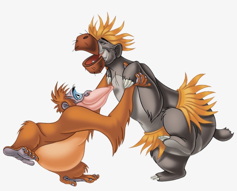 Baloo And Louie - Baloo And King Louie Png, transparent png #5230025