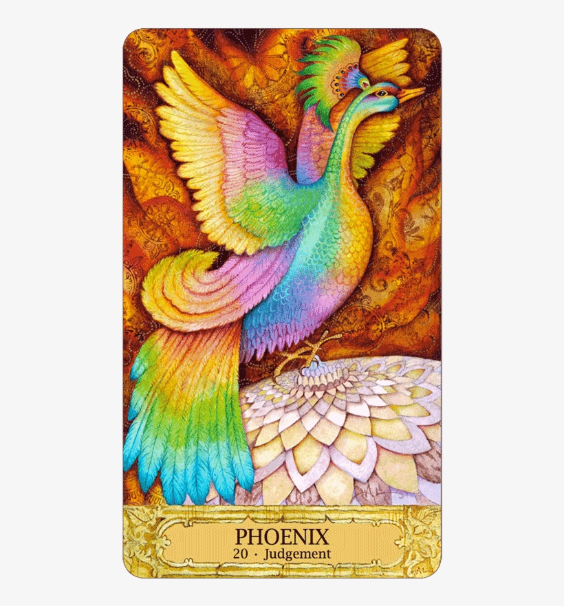 Main Menu The Healer Phoenix - Chrysalis Tarot Phoenix, transparent png #5231395
