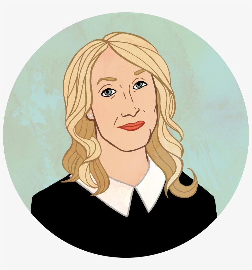 J - K - Rowling - Blond, transparent png #5232094