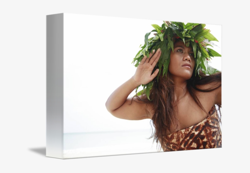 Polynesian Woman - Great Big Canvas Brandon Tabiolo Premium Thick-wrap, transparent png #5232096