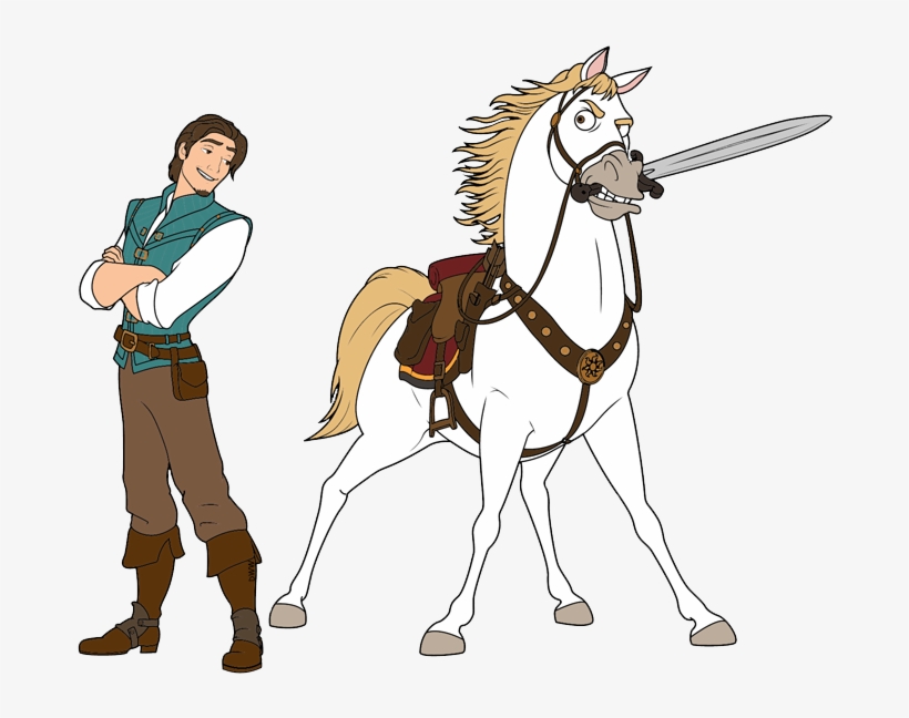 Flynn Rider Png Image - Rapunzel And Maximus Png, transparent png #5232240