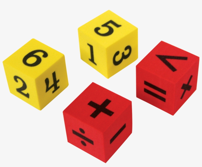 Dice Icon Png - Foam Numbers Operations Dice, transparent png #5233257