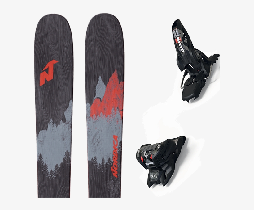 Nordica Enforcer 110 Black/red 2019 Marker Jester 16 - Line Honey Badger 2019, transparent png #5233972