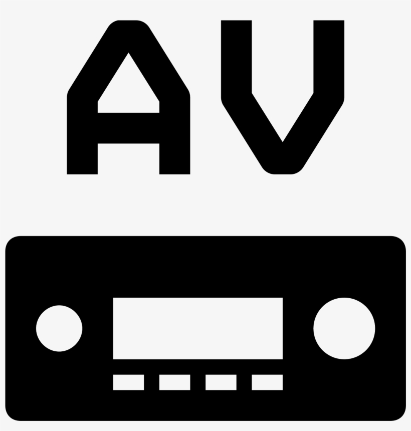 Av Receiver Icon - Av Icon, transparent png #5234363
