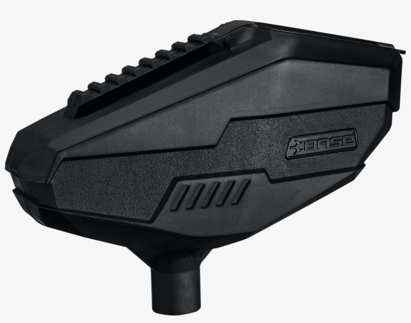 Base Anti Jam Loader Black Gravity Fed Paintball Hopper, - Base Paintball Hopper, transparent png #5234707