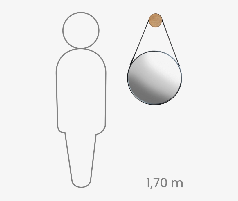 Espelho Andy - Line Art, transparent png #5236061