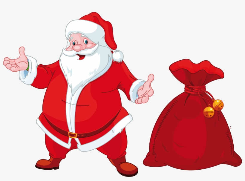 Papai Noel Cortar - Santa Claus, transparent png #5236425
