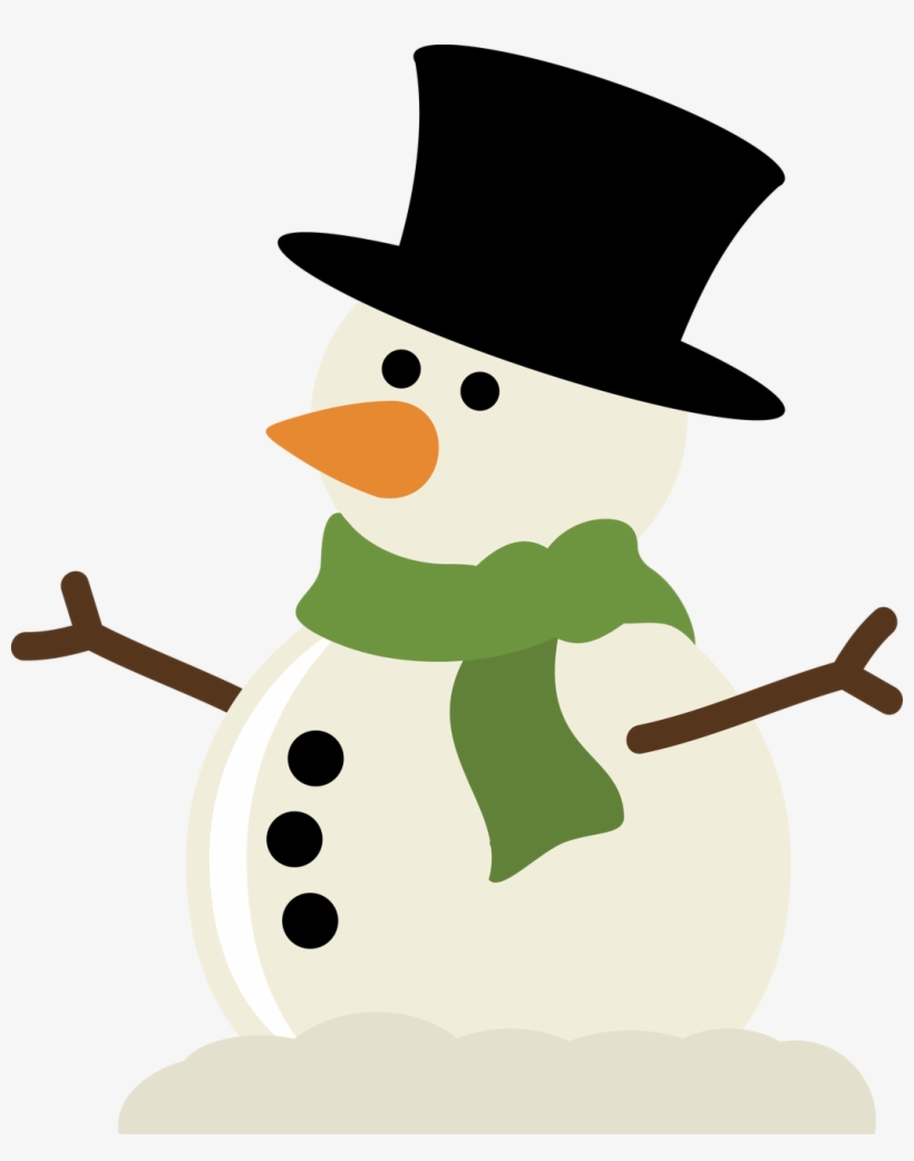 Cute Snowman Svg - Cute Papai Noel Png, transparent png #5236502