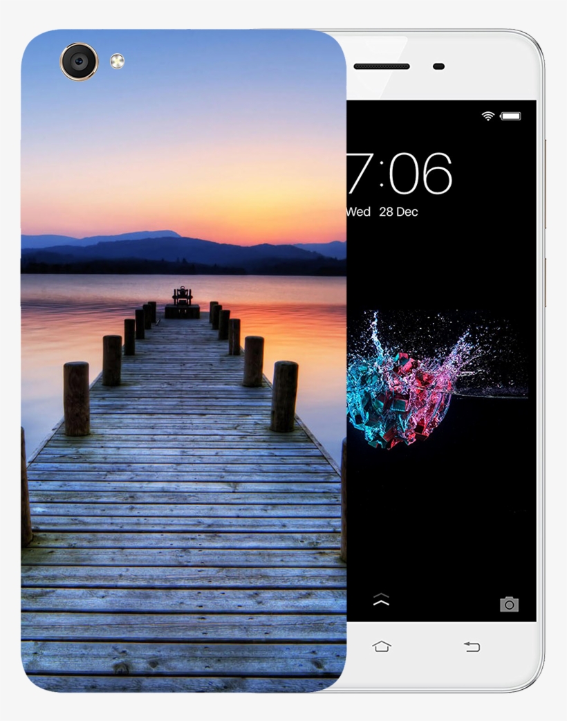 Wooden Bridge Printed Case Cover For Vivo Y55 By Mobiflip - Vivo Y53 (crown Gold) With Offers, transparent png #5236798