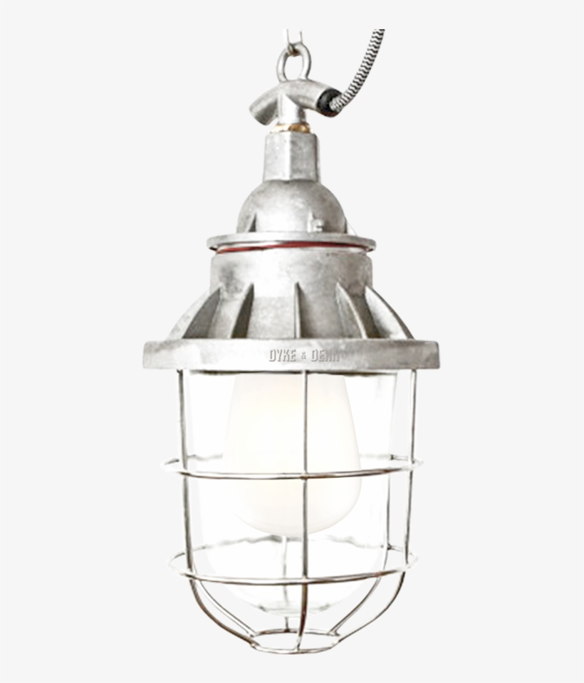 Acier De Lampe De Cage D'épreuve D'explosion - Dowsing & Reynolds 492480 Miner's Style Ceiling, transparent png #5236935