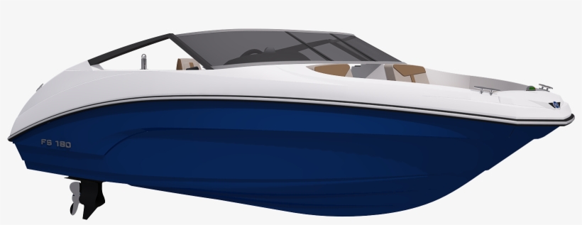 Lancha Fs Yachts Fs 180 Azul 3d 1 - Imagenes De Lancha Png, transparent png #5236937
