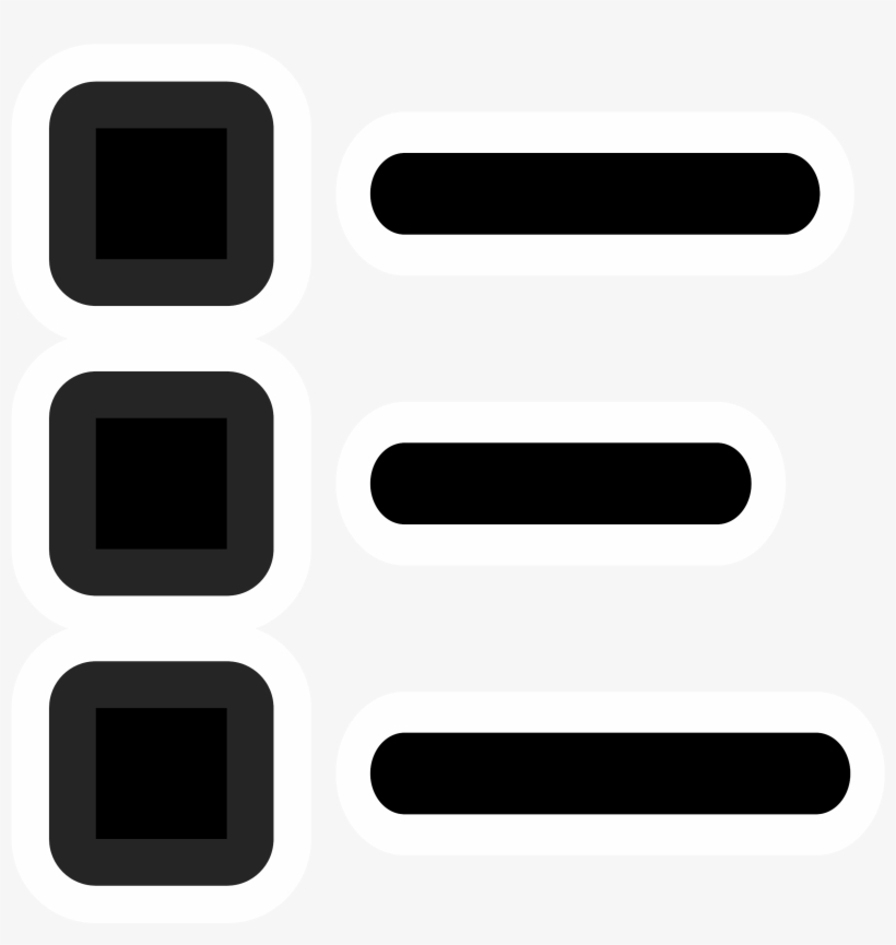 This Free Icons Png Design Of Mono Player Playlist, transparent png #5238715