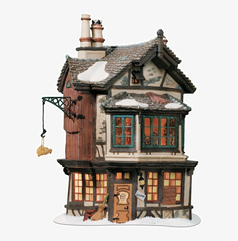 Ebenezer Scrooge's House - Department 56 Dept 56 Dickens Village Ebenezer Scrooge's, transparent png #5239818