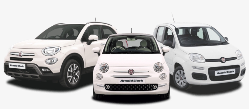 Fiat 500x, Fiat 500 And Fiat Panda In White - Fiat Cars Png, transparent png #5239819