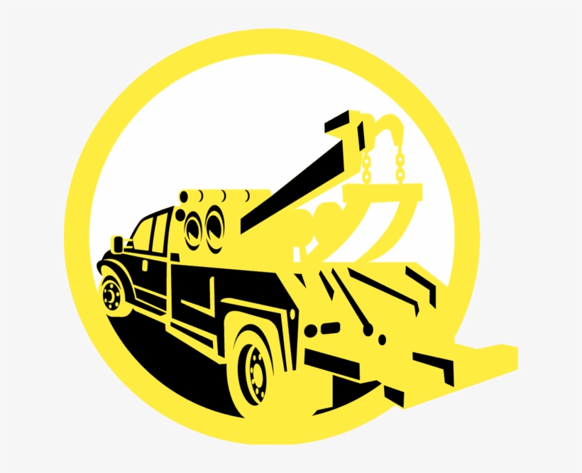 Black And Yellow Tow Truck, transparent png #5240187