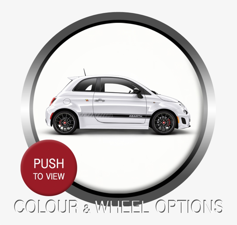 Studiofiat Saskatoon 500abarth Colour&wheeloptions - Fiat 500, transparent png #5240384